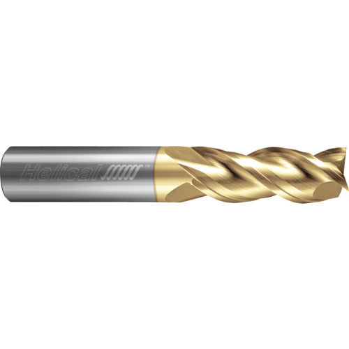 ‎3 Flute - Square - 40 Degree Helix - 0.3750″ (3/8) Cutter DIA × 0.3750″ (3/8) Shank DIA × 2.5000″ (2-1/2) LOC × 5.0000″ (5) OAL  - ZPLUS Coated