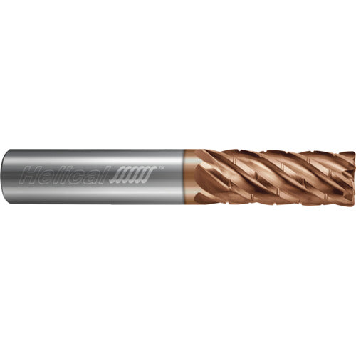 ‎6 Flute - Corner Radius - 0.3750″ (3/8) Cutter DIA × 0.3750″ (3/8) Shank DIA × 0.0300″ Radius × 1.5000″ (1-1/2) LOC × 3.5000″ (3-1/2) OAL  - TPLUS Coated