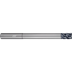 ‎5 Flute - Corner Radius - 0.7500″ (3/4) Cutter DIA × 0.7500″ (3/4) Shank DIA × 0.0300″ Radius × 1.0000″ (1) LOC × 7.0000″ (7) OAL × 4.7500″ (4-3/4) Reach - APLUS Coated