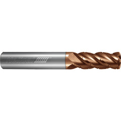 ‎4 Flute - Feed Mill - 0.1875″ (3/16) Cutter DIA × 0.1875″ (3/16) Shank DIA × 0.5625″ (9/16) LOC × 2.5000″ (2-1/2) OAL  - TPLUS Coated