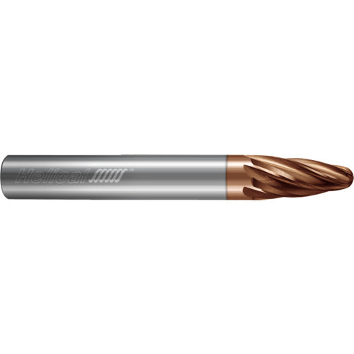 ‎6 Flute - Oval - 0.6250″ (5/8) Cutter DIA × 0.6250″ (5/8) Shank DIA × 5.0000″ (5) Major Radius × 0.1563″ (5/32) Tip Radius × 1.3766″ LOC × 3.5000″ (3-1/2) OAL  - TPLUS Coated