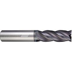 ‎4 Flute - Square - 0.6250″ (5/8) Cutter DIA × 0.6250″ (5/8) Shank DIA × 3.7500″ (3-3/4) LOC × 6.0000″ (6) OAL  - APLUS Coated