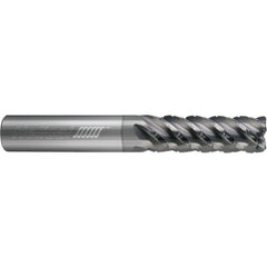 ‎5 Flute - Corner Radius - 0.5000″ (1/2) Cutter DIA × 0.5000″ (1/2) Shank DIA × 0.0300″ Radius × 1.2500″ (1-1/4) LOC × 3.0000″ (3) OAL  - NPLUS Coated