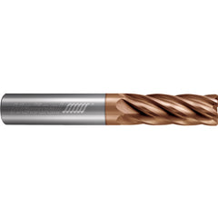 ‎6 Flute - Corner Radius - 0.7500″ (3/4) Cutter DIA × 0.7500″ (3/4) Shank DIA × 0.1200″ Radius × 2.2500″ (2-1/4) LOC × 5.0000″ (5) OAL  - TPLUS Coated