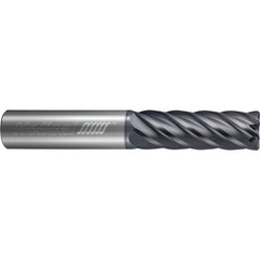 ‎6 Flute - Corner Radius - 0.1875″ (3/16) Cutter DIA × 0.2500″ (1/4) Shank DIA × 0.0300″ Radius × 0.7500″ (3/4) LOC × 2.5000″ (2-1/2) OAL  - APLUS Coated