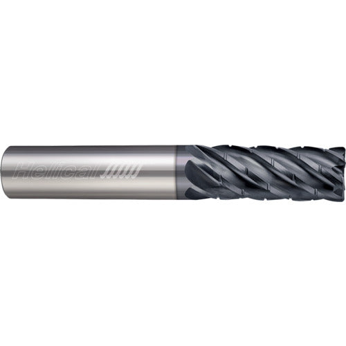 ‎6 Flute - Corner Radius - 0.7500″ (3/4) Cutter DIA × 0.7500″ (3/4) Shank DIA × 0.1200″ Radius × 2.2500″ (2-1/4) LOC × 5.0000″ (5) OAL  - APLUS Coated