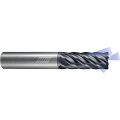 ‎6 Flute - Corner Radius - 0.5000″ (1/2) Cutter DIA × 0.5000″ (1/2) Shank DIA × 0.0300″ Radius × 1.6250″ (1-5/8) LOC × 4.0000″ (4) OAL  - APLUS Coated