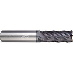 ‎4 Flute - Corner Radius - 0.5000″ (1/2) Cutter DIA × 0.5000″ (1/2) Shank DIA × 0.0400″ Radius × 0.6250″ (5/8) LOC × 2.5000″ (2-1/2) OAL  - APLUS Coated