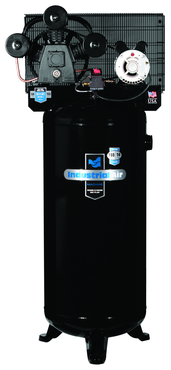 60 Gal. Single Stage Air Compressor, Vertical, Hi-Flo, Cast Iron, 155 PSI - Eagle Tool & Supply