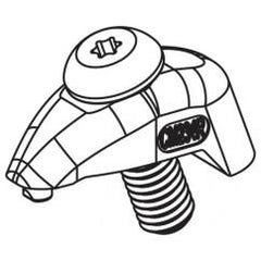 CM236R ASSY SGL SCR CLAMP HRDWRE - Eagle Tool & Supply