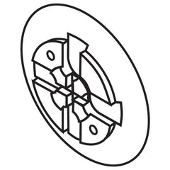 470.241 Shower Head Coolant Plate for Mlg Cutter - Eagle Tool & Supply