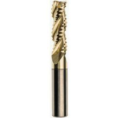 10 x 10 x 40 x 88mm 0.5mm Radius 3 Flute Carbide M233 Streaker Roughing End Mill-ZrN - Eagle Tool & Supply