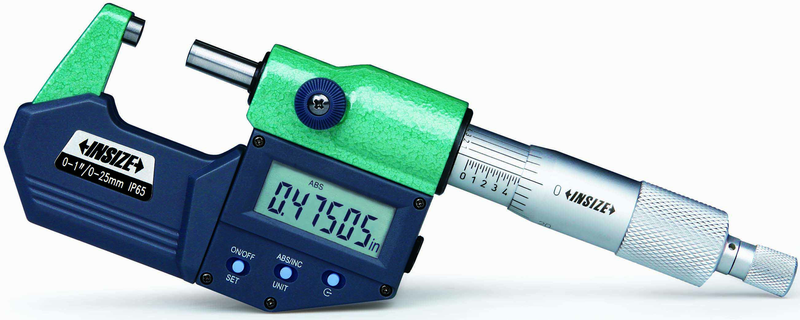 #3101-25E 0-1"/0-25mm Electronic Micrometer - Eagle Tool & Supply