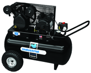 20 Gal. Single Stage Air Compressor, Horizontal, Cast Iron, 135 PSI - Eagle Tool & Supply