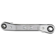 ‎Proto Offset Double Box Reversible Ratcheting Wrench 1/4″ × 5/16″ - 6 Point - Eagle Tool & Supply