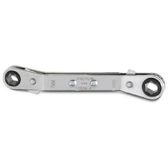 ‎Proto Offset Double Box Reversible Ratcheting Wrench 7 × 8 mm - 6 Point - Eagle Tool & Supply