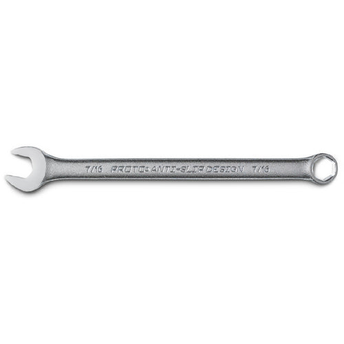 ‎Proto Satin Combination Wrench 7/16″ - 6 Point - Eagle Tool & Supply