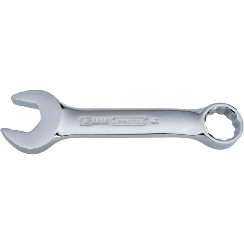 ‎Proto Full Polish Metric Short Combination Wrench 15 mm - 12 Point - Eagle Tool & Supply