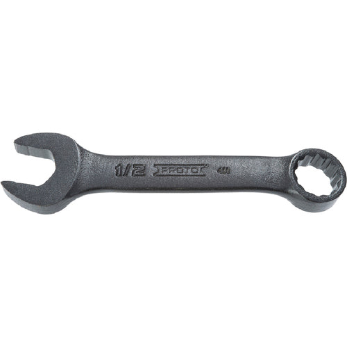 ‎Proto Black Oxide Short Combination Wrench 1/2″ - 12 Point - Eagle Tool & Supply