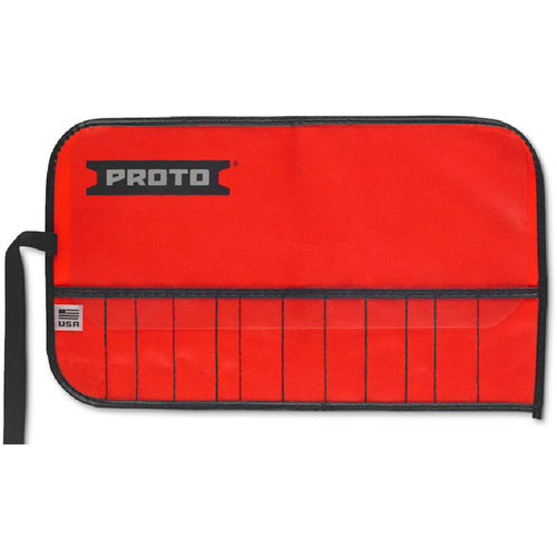 Proto Red Canvas 12-Pocket Tool Roll - Eagle Tool & Supply
