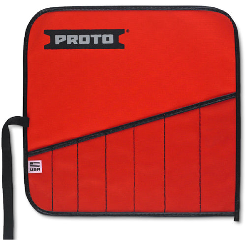 Proto Red Canvas 7-Pocket Tool Roll - Eagle Tool & Supply