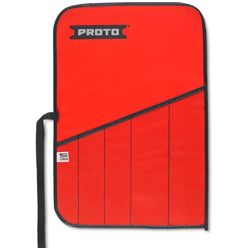 Proto Red Canvas 5-Pocket Tool Roll - Eagle Tool & Supply