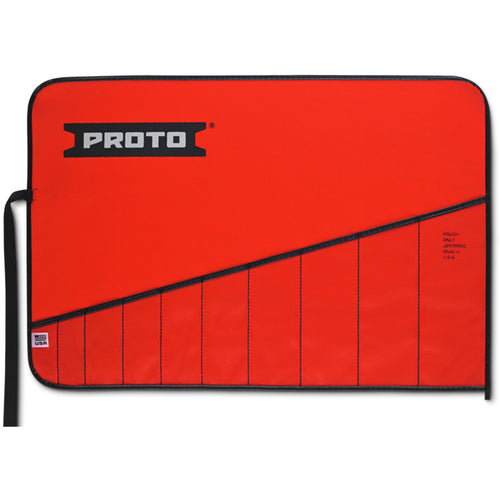Proto Red Canvas 10-Pocket Tool Roll - Eagle Tool & Supply