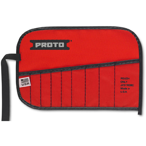 Proto Red Canvas 9-Pocket Tool Roll - Eagle Tool & Supply