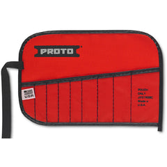 Proto Red Canvas 9-Pocket Tool Roll - Eagle Tool & Supply