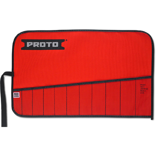 Proto Red Canvas 11-Pocket Tool Roll - Eagle Tool & Supply