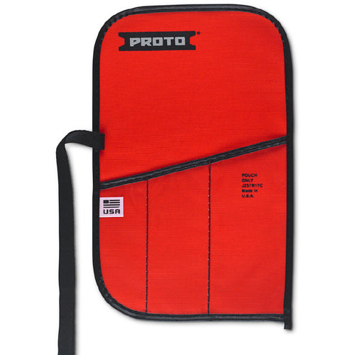 Proto Red Canvas 3-Pocket Tool Roll - Eagle Tool & Supply