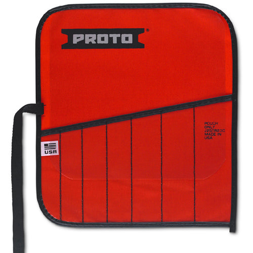 Proto Red Canvas 7-Pocket Tool Roll - Eagle Tool & Supply