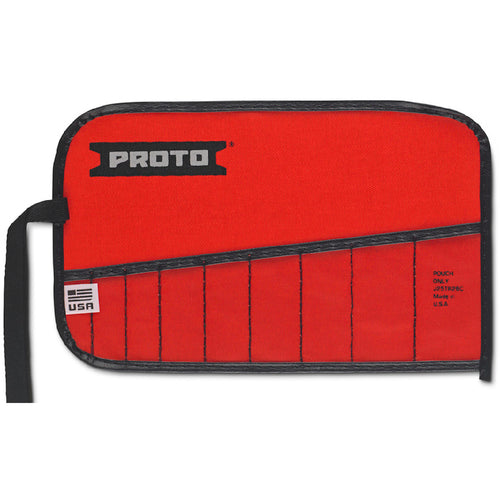 Proto Red Canvas 9-Pocket Tool Roll - Eagle Tool & Supply