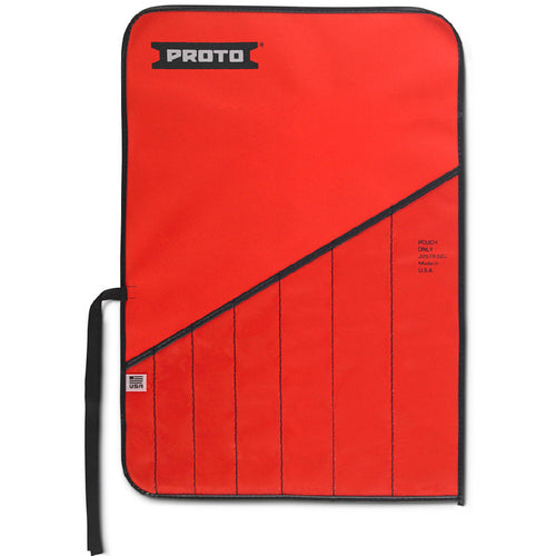 Proto Red Canvas 7-Pocket Tool Roll - Eagle Tool & Supply