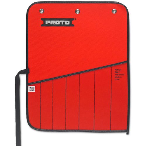 Proto Red Canvas 7-Pocket Tool Roll - Eagle Tool & Supply