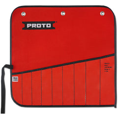 Proto Red Canvas 9-Pocket Tool Roll - Eagle Tool & Supply