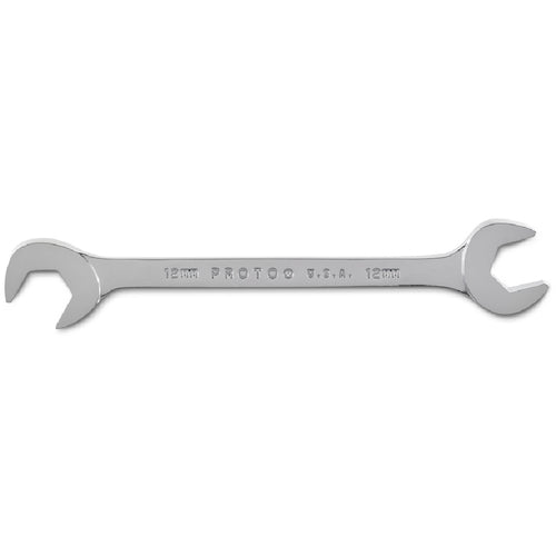 Proto Full Polish Metric Angle Open End Wrench 12 mm - Eagle Tool & Supply