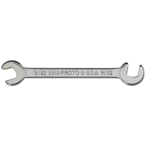 Proto Short Satin Angle Open-End Wrench - 9/32″ - Eagle Tool & Supply