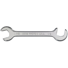 Proto Short Satin Angle Open-End Wrench - 1/2″ - Eagle Tool & Supply