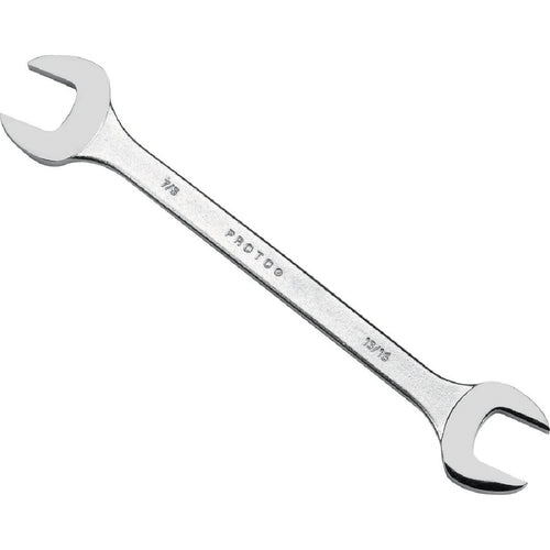 Proto Extra Thin Satin Open-End Wrench - 11/16″ × 3/4″ - Eagle Tool & Supply