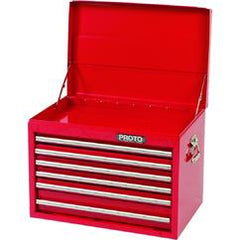 Proto® 440SS 27" Top Chest - 6 Drawer, Black - Eagle Tool & Supply