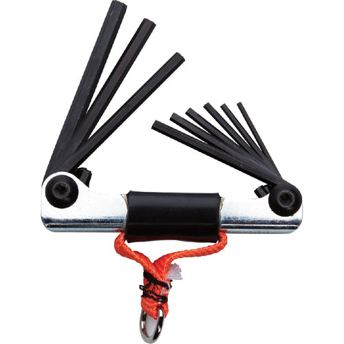 Proto Tether-Ready 9 Piece Folding Hex Key Set - Eagle Tool & Supply