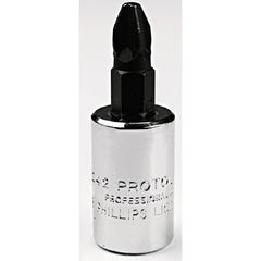 Proto 3/8″ Drive Phillips Screwdriver Bit Socket - #3 - Eagle Tool & Supply