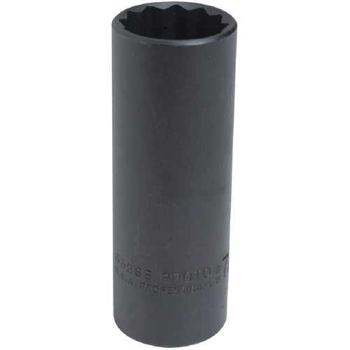 ‎Proto 1/2″ Drive Black Oxide Deep Socket 13/16″ - 12 Point - Eagle Tool & Supply