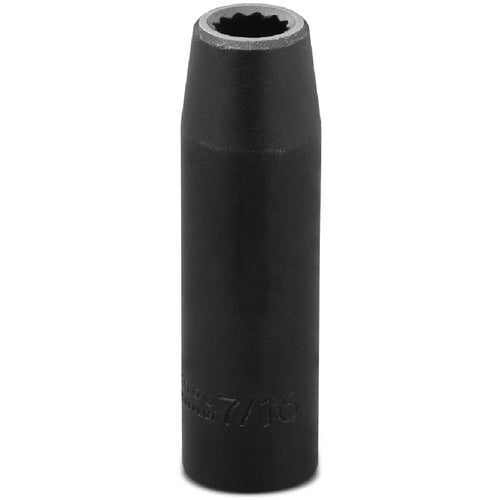 ‎Proto 1/2″ Drive Deep Impact Socket 7/16″ - 12 Point - Eagle Tool & Supply