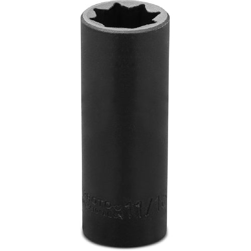 ‎Proto 1/2″ Drive Deep Impact Socket 11/16″ - 8 Point - Eagle Tool & Supply