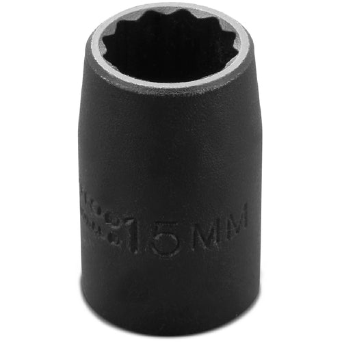 ‎Proto 1/2″ Drive Thin Wall Impact Socket 15 mm - 12 Point - Eagle Tool & Supply