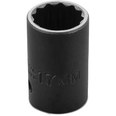 ‎Proto 1/2″ Drive Thin Wall Impact Socket 17 mm - 12 Point - Eagle Tool & Supply