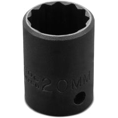 ‎Proto 1/2″ Drive Thin Wall Impact Socket 20 mm - 12 Point - Eagle Tool & Supply