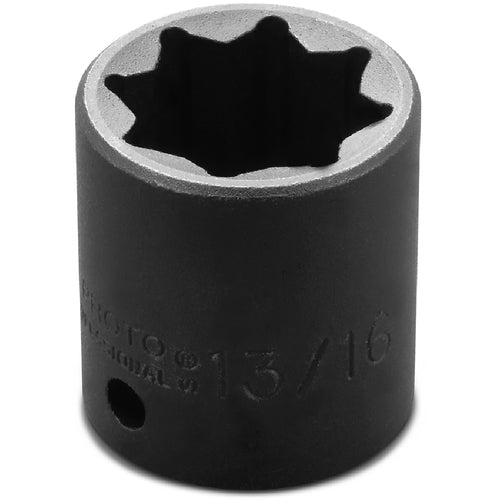 ‎Proto 1/2″ Drive Impact Socket 13/16″ - 8 Point - Eagle Tool & Supply